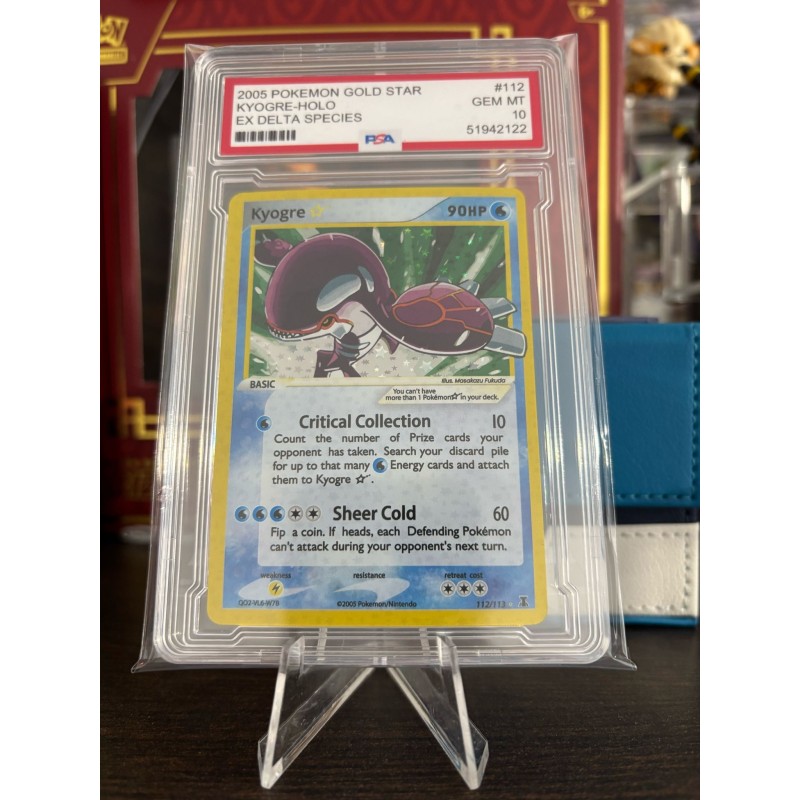 Carta Decorativa Kyogre Gold Star