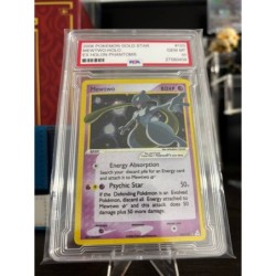 Carta Decorativa Mewtwo Gold Star