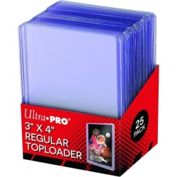 Ultra Pro Regular Toploader 63.5 mm x 88.9 mm (3 'x 4') CartÃ³nâ Pack de 25